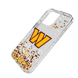 Washington Commanders Confetti Clear Phone Case for Apple iPhone