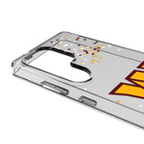 Washington Commanders Confetti Clear Phone Case for Samsung Galaxy