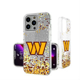 Washington Commanders Confetti Glitter Phone Case for Apple iPhone