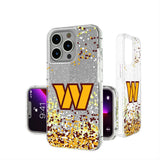 Washington Commanders Confetti Glitter Phone Case for Apple iPhone