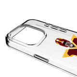 Washington Commanders Deco Clear Phone Case for Apple iPhone