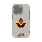 Washington Commanders Deco Clear Phone Case for Apple iPhone