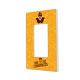 Washington Commanders Deco Hidden-Screw Light Switch Plate