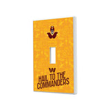 Washington Commanders Deco Hidden-Screw Light Switch Plate
