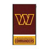 Washington Commanders Endzone Solid 5000mAh Flat Powerbank