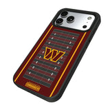 Washington Commanders Field Bump Phone Case for Apple iPhone