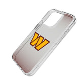 Washington Commanders Linen Clear Phone Case for Apple iPhone