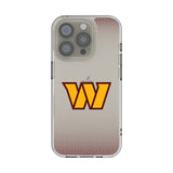 Washington Commanders Linen Clear Phone Case for Apple iPhone