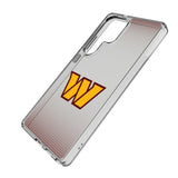 Washington Commanders Linen Clear Phone Case for Samsung Galaxy