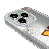 Washington Commanders Linen Glitter Phone Case for Apple iPhone