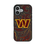 Washington Commanders Paisley Bump Phone Case for Apple iPhone