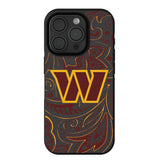 Washington Commanders Paisley Bump Phone Case for Apple iPhone