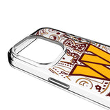 Washington Commanders Paisley Clear Phone Case for Apple iPhone