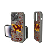Washington Commanders Paisley Soft Touch Phone Case for Apple iPhone