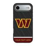 Washington Commanders Personalized EndZone Plus Bump Phone Case for Apple iPhone