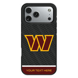 Washington Commanders Personalized EndZone Plus Bump Phone Case for Apple iPhone