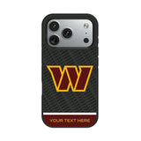 Washington Commanders Personalized EndZone Plus Bump Phone Case for Apple iPhone