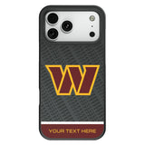 Washington Commanders Personalized EndZone Plus Bump Phone Case for Apple iPhone
