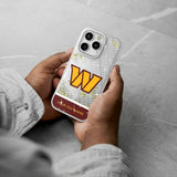 Washington Commanders Personalized EndZone Plus Glitter Phone Case for Apple iPhone