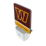 Washington Commanders Personalized Endzone Solid Night Light 2-Pack