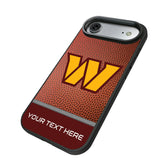 Washington Commanders Personalized Football Bump Phone Case for Apple iPhone