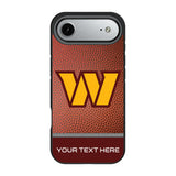 Washington Commanders Personalized Football Bump Phone Case for Apple iPhone 17 Series