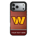 Washington Commanders Personalized Football Bump Phone Case for Apple iPhone