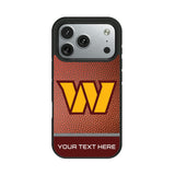 Washington Commanders Personalized Football Bump Phone Case for Apple iPhone
