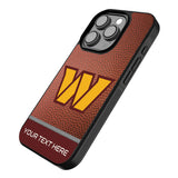 Washington Commanders Personalized Football Bump Phone Case for Apple iPhone