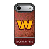 Washington Commanders Personalized Football Bump Phone Case for Apple iPhone