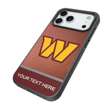 Washington Commanders Personalized Football Bump Phone Case for Apple iPhone