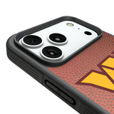 Washington Commanders Personalized Football Bump Phone Case for Apple iPhone