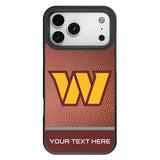 Washington Commanders Personalized Football Bump Phone Case for Apple iPhone