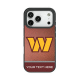 Washington Commanders Personalized Football Bump Phone Case for Apple iPhone