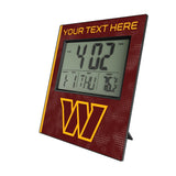Washington Commanders Personalized Hatch Wall Clock