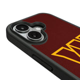 Washington Commanders Personalized Stripe Bump Phone Case for Apple iPhone