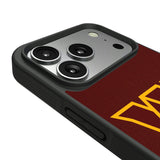 Washington Commanders Personalized Stripe Bump Phone Case for Apple iPhone