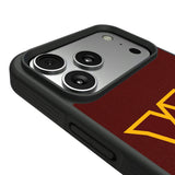 Washington Commanders Personalized Stripe Bump Phone Case for Apple iPhone