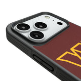 Washington Commanders Personalized Stripe Bump Phone Case for Apple iPhone