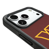 Washington Commanders Personalized Stripe Bump Phone Case for Apple iPhone