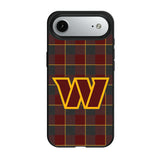 Washington Commanders Plaid MagSafe Compatible Phone Case for Apple iPhone