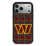 Washington Commanders Plaid MagSafe Compatible Phone Case for Apple iPhone