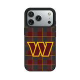 Washington Commanders Plaid MagSafe Compatible Phone Case for Apple iPhone