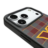 Washington Commanders Plaid MagSafe Compatible Phone Case for Apple iPhone