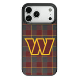 Washington Commanders Plaid MagSafe Compatible Phone Case for Apple iPhone