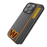 Washington Commanders Sidebar Black Bling Phone Case for Apple iPhone