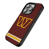Washington Commanders Stripe Bump Phone Case for Apple iPhone