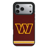 Washington Commanders Stripe Bump Phone Case for Apple iPhone