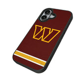 Washington Commanders Stripe Bump Phone Case for Apple iPhone