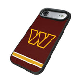 Washington Commanders Stripe Bump Phone Case for Apple iPhone